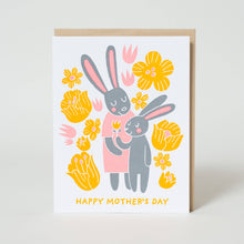 Load image into Gallery viewer, Mother's Day Bunnies Greeting Card by Fugu Fugu
