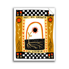 Load image into Gallery viewer, NOT ALL GROWTH IS VISIBLE Sticker
