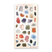 Load image into Gallery viewer, Colorful Crystals Sticker Sheet
