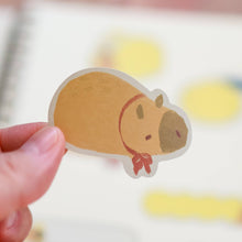 Load image into Gallery viewer, Capybara Kiss Cut Sticky Labels
