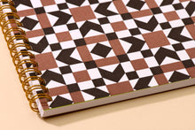 Load image into Gallery viewer, Autumn Quilt Letterpress Spiral Notebook

