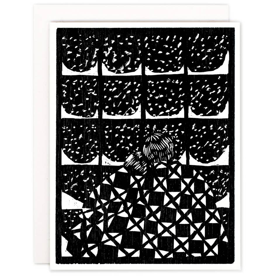 The Snow Is Snowing Winter Holidays Card