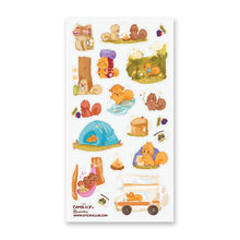 Load image into Gallery viewer, Squirrel Camping Trip Sticker Sheet

