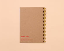 Load image into Gallery viewer, Quilt Floral Letterpress A5 Spiral Notebook
