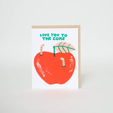 Load image into Gallery viewer, Love You to the Core Greeting Card
