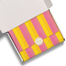 Load image into Gallery viewer, Pink and Yellow Stripes tissue paper
