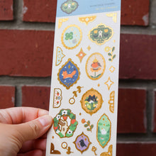 Load image into Gallery viewer, Retro Frames (Gold Foil) Sticker Sheet
