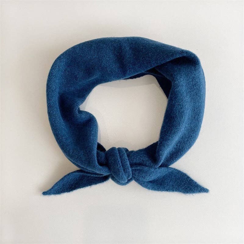 FUZZY WOOL CRAVAT SCARF