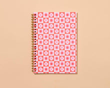 Load image into Gallery viewer, Quilt Floral Letterpress A5 Spiral Notebook

