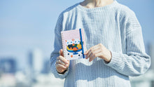 Load image into Gallery viewer, Passport size spiral notebook - Fruits and Cats
