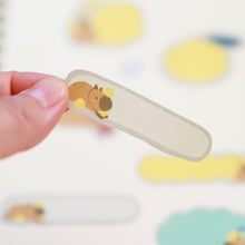 Load image into Gallery viewer, Capybara Kiss Cut Sticky Labels
