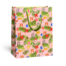 Load image into Gallery viewer, Christmas Cats large gift bag
