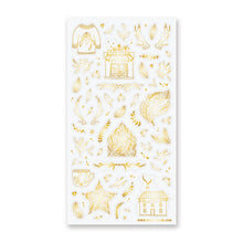 Load image into Gallery viewer, Golden Winter Decor Sticker Sheet

