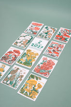 Load image into Gallery viewer, 2027 Gnomes &amp; Mushrooms Postcard Wall Calendar Phoebe Wahl
