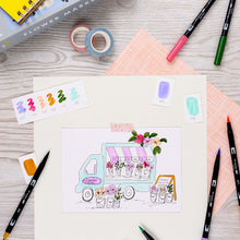 Load image into Gallery viewer, Dual Brush Pen Art Markers, Teatime, 6-Pack
