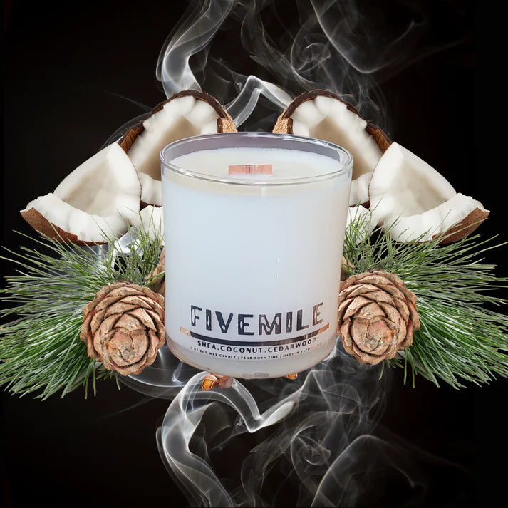 Luxury Soy Candle: Fivemile