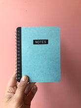 Load image into Gallery viewer, NOTES - handmade rescued notebook
