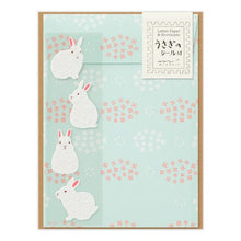 Load image into Gallery viewer, Letter Set with stickers 397 Rabbit
