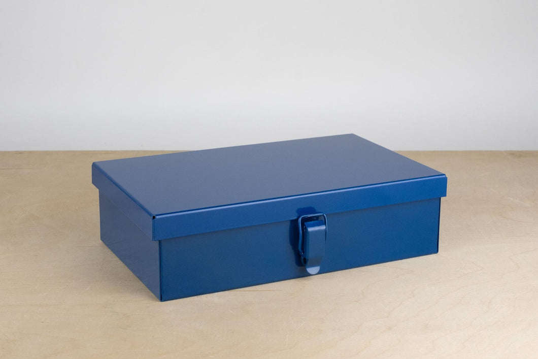 Small metal tool box - Blue