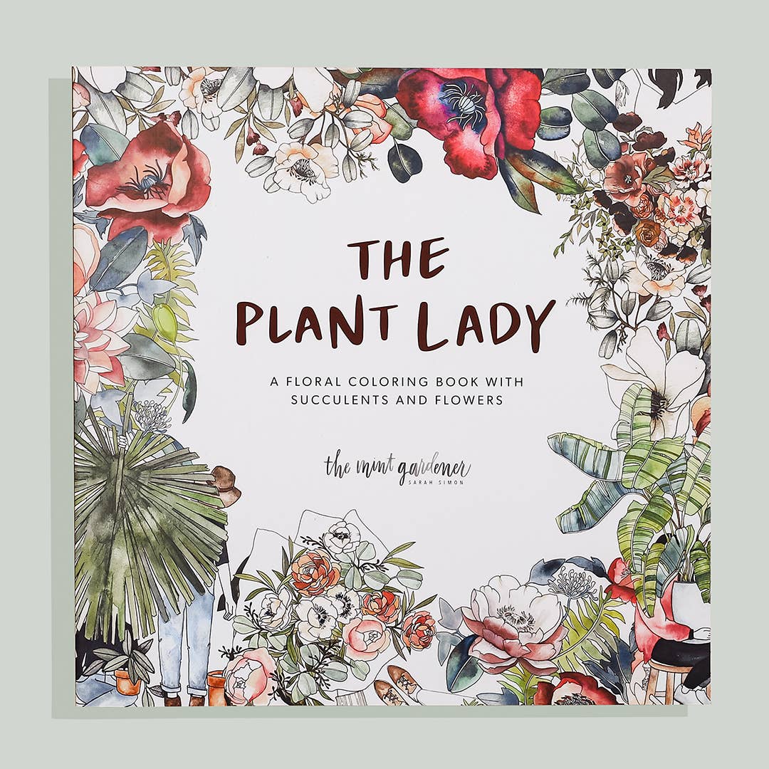 The Plant Lady: A Floral Coloring Book – Lauda
