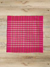 Load image into Gallery viewer, Grid Napkin Pair - Fuschia
