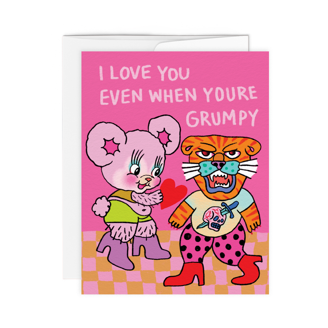 GRUMPY LOVE card