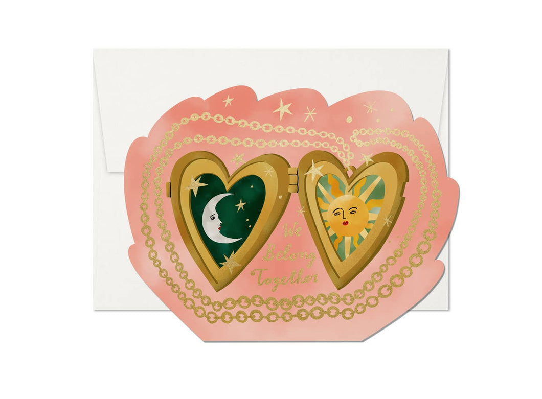 Locket Love Valentine's Day greeting card