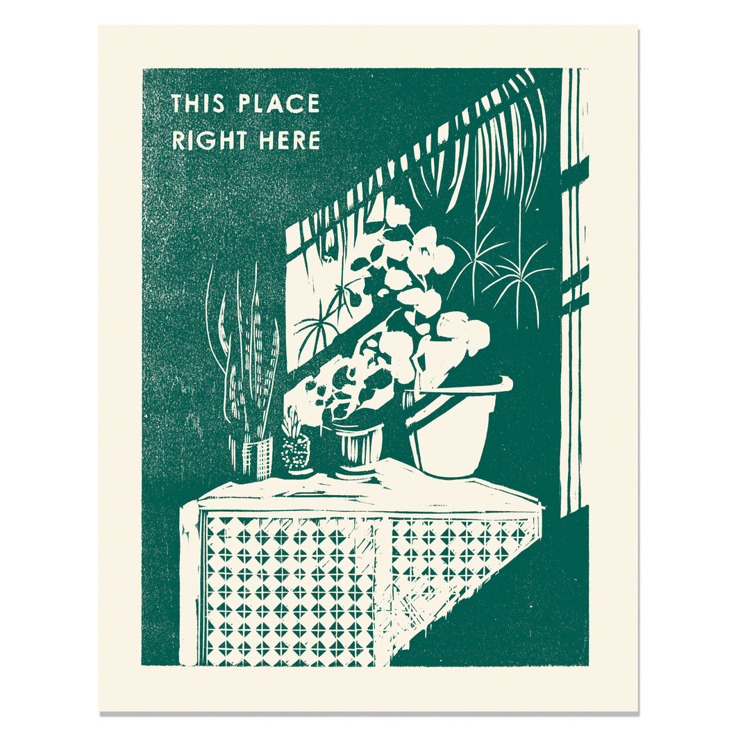 This Place Right Here Art Print