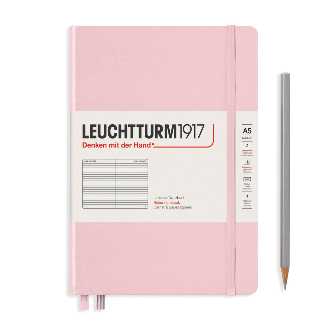 Hardcover Notebook, ruled pages - Medium (A5)