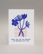 Load image into Gallery viewer, Obsessed Bouquet Card
