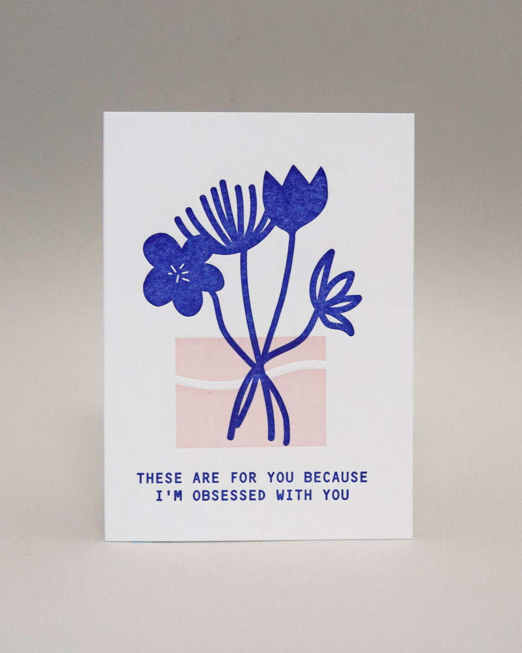 Obsessed Bouquet Card