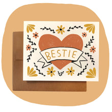 Load image into Gallery viewer, BESTIE ~ CLASSIC HEART Card
