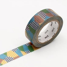 Load image into Gallery viewer, Separate Check Dull Tone Washi tape
