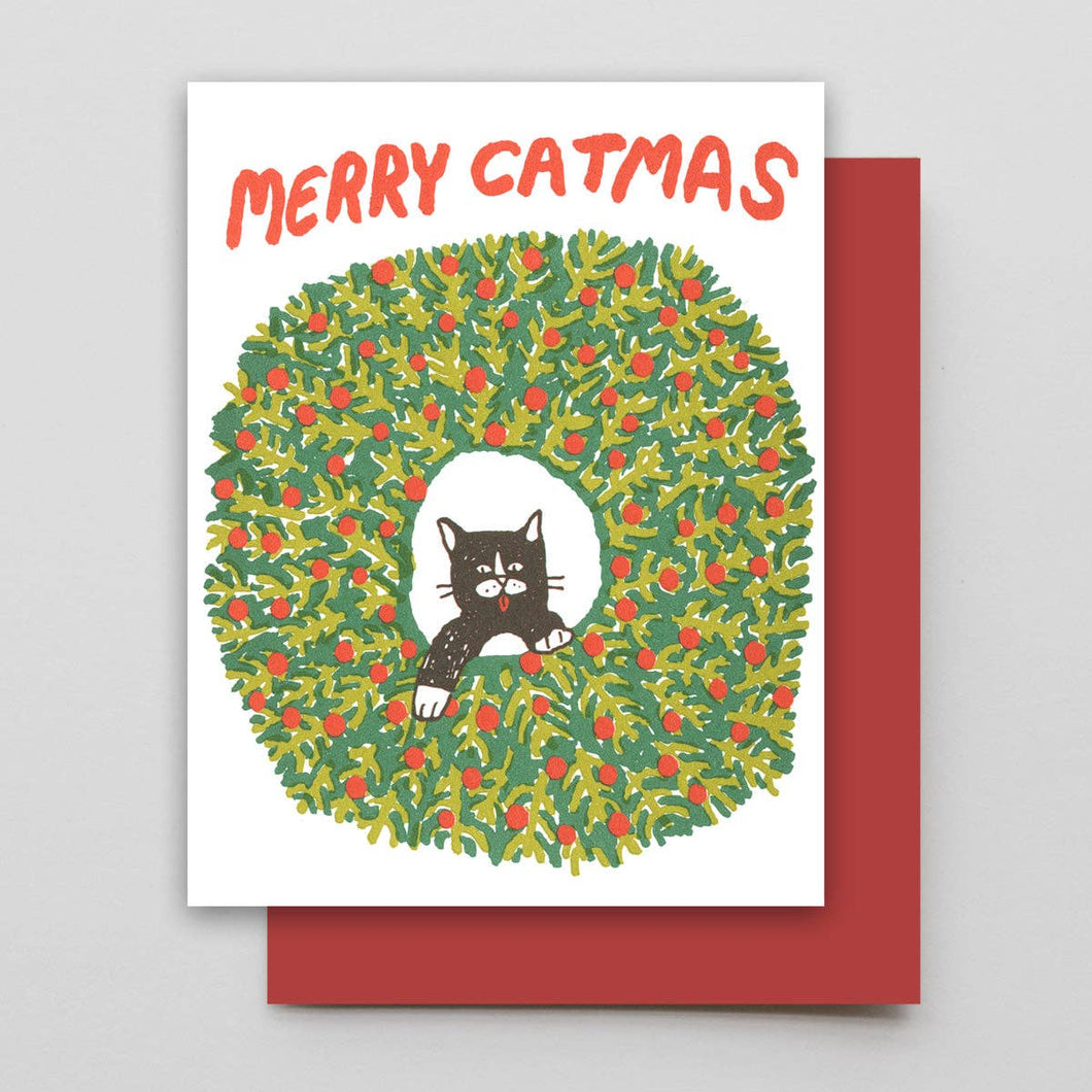 Merry Catmas card