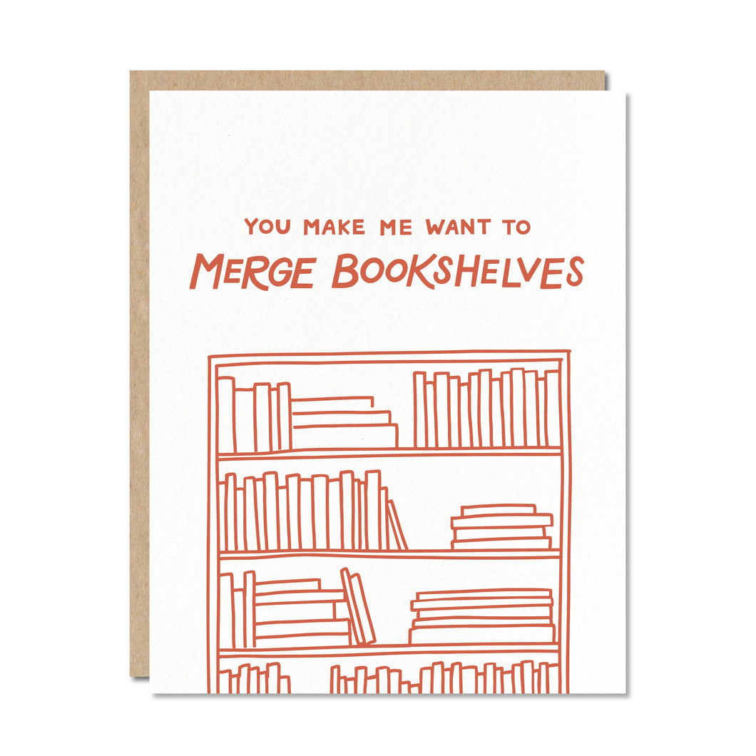 Merge Bookshelves card