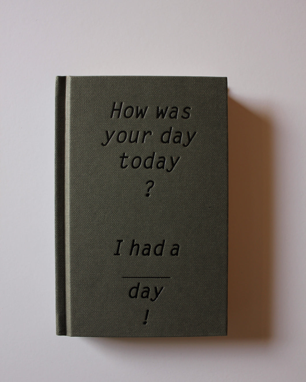 I Had a Nice Day diary