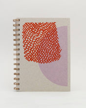 Load image into Gallery viewer, Red + Lavender Half Moon Planner
