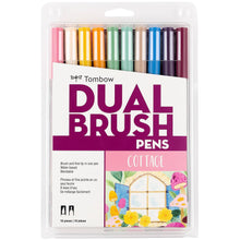 Load image into Gallery viewer, Dual Brush Pen Art Markers: Cottage - 10-Pack
