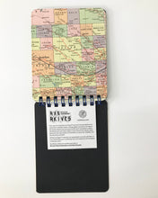 Load image into Gallery viewer, Missouri River handmade rescued notebook
