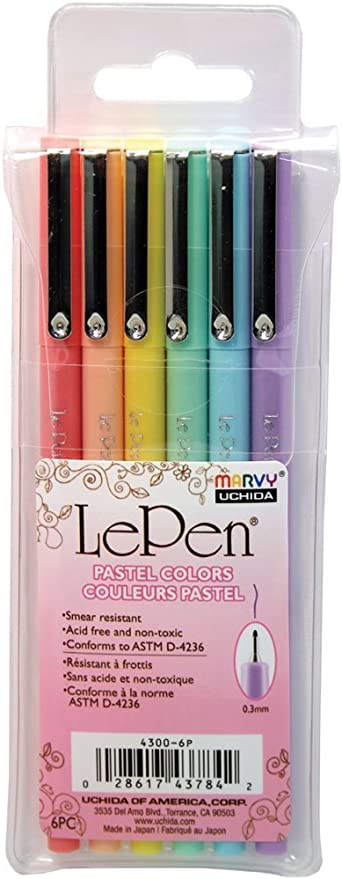 Le Pen pastel colors set